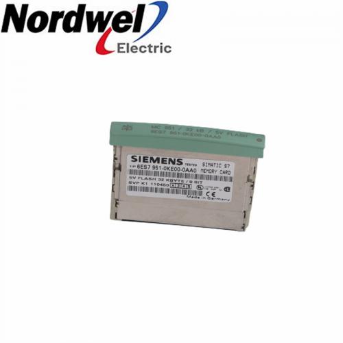 SIEMENS | 6ES7951-0KE00-0AA0 | Flash Memory Card
